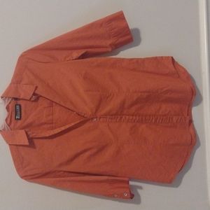 Orange Collared Shirt